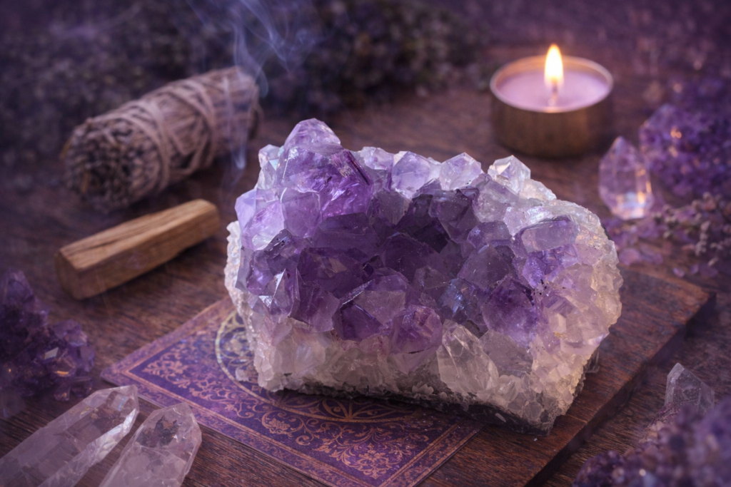 Améthyste pierre pour la créativité