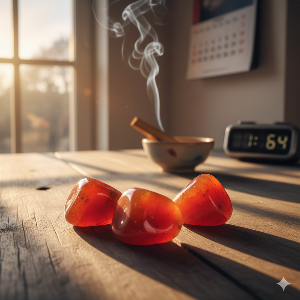 Cornaline pierre du bélier en lithothérapie