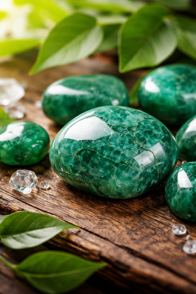 Emeraude pierre du taureau en lithothérapie