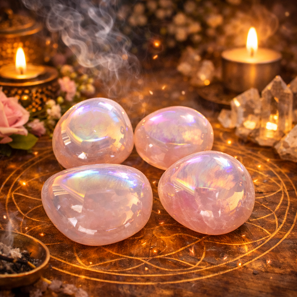 quartz rose pierre pour l’amour et l’équilibre émotionnel