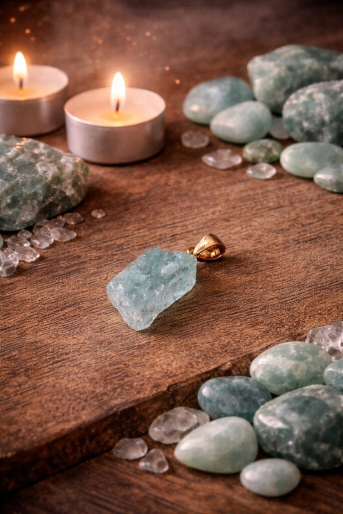 pierre aigue marine chakra de la gorge lithotherapie communication apaisement expression