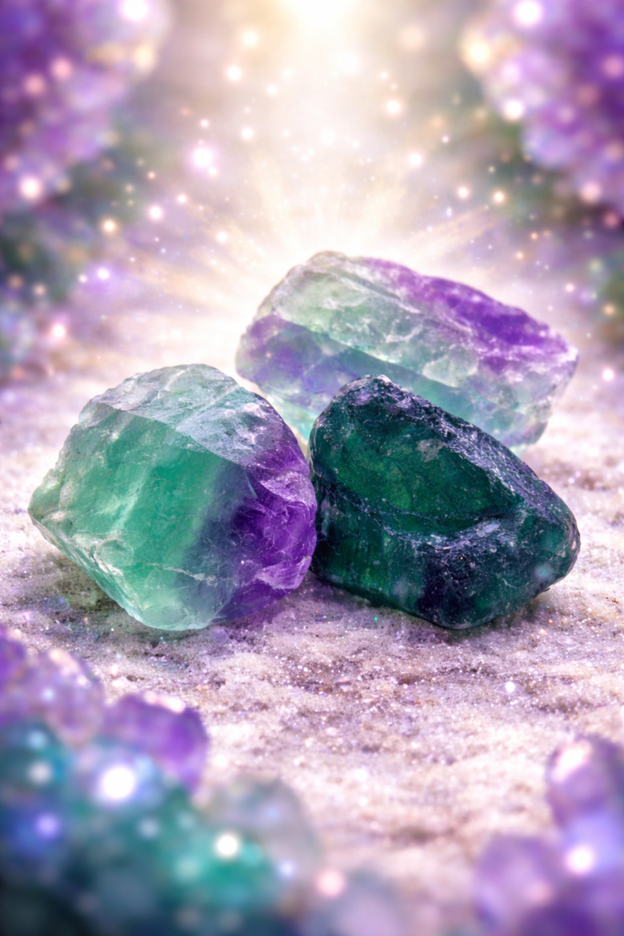 pierre fluorite chakra du troisieme oeil lithotherapie clarte mentale concentration intuition
