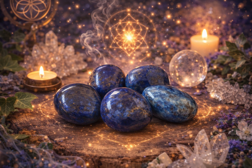 Lapis lazuli pierre de la vierge