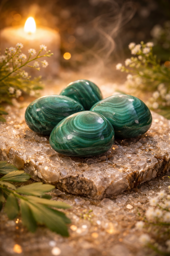 malachite pierre du scorpion en lithothérapie