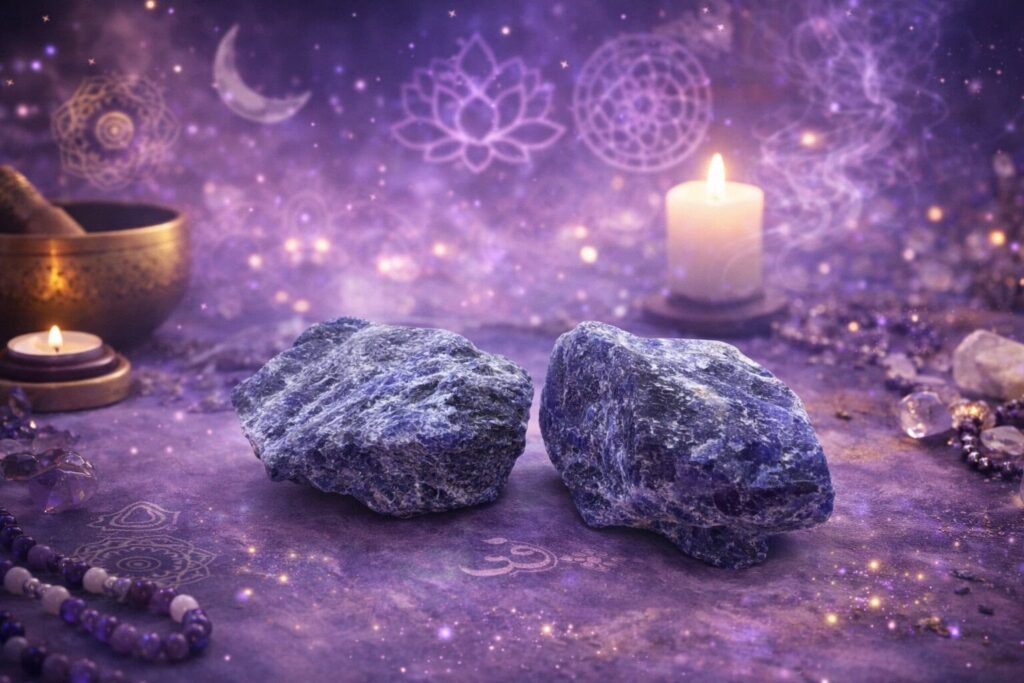 pierre sodalite chakra de la gorge lithotherapie communication clarté mentale expression